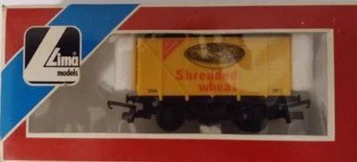 Lima OO 1:76 Yellow Shredded Wheat goods van  - Image 1 of 4