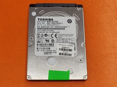 ⭐️⭐️⭐️⭐️⭐️ HDD Hard Drive SATA Laptop 2.5" Toshiba MQ01ACF032 320GB - Image 1 of 2