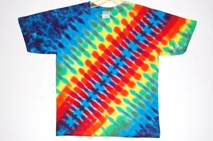 Juventud TIE DYE Arco Iris ADN / Camiseta hippie niño tallas 2-4T 6-8 10-12 14-16 arte - Imagen 1 de 1