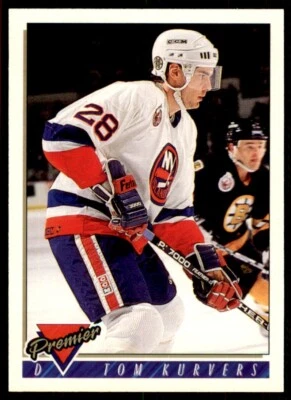 1993-94 Topps Premier Tom Kurvers . New York Islanders #279 - Image 1 of 2