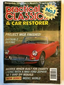 Practical Classics Magazine Dec 1990 Cover MGB Project Finished 8362 - Bild 1 von 2
