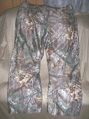 Mens 3X Camo Rain Pants Hunting Pants Realtree Camo Pants Non Insulated Pant $65 - Image 1 of 4