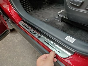  Accesorios automáticos para Mazda CX 5 autos protector de alféizar de puerta protector contra arañazos placa 17-23 - Imagen 1 de 12