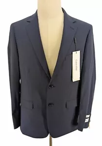 Calvin Klein Men’s Skinny-Fit Navy Infinite Stretch Blazer Sport Coat 42R $450 - Picture 1 of 7