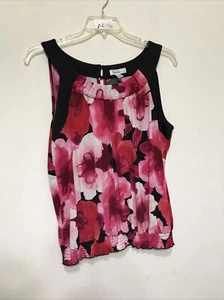 Abito Fienile Donna 2x Elasticizzato, Camicetta Senza Maniche Top Stampa Floreale. Fiori - Foto 1 di 8