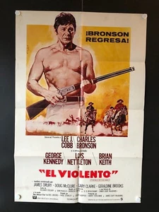 Bull of the West Original Movie Poster - Spanish RARE (1970s) - 28 "x 41" EX - Picture 1 of 3