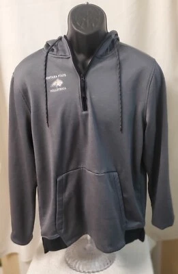 Under Armour MONTANA STATE V-Ball 1/4 Cremallera Sudadera con Capucha Engranaje Frío Talla M Bolsillos Gris Foto 1 de 4