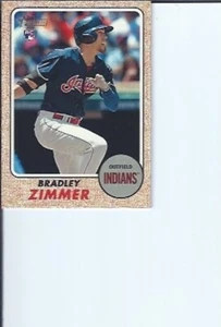 Bradley Zimmer 2017 Topps Heritage  RC High Numbers Action Variation - Picture 1 of 1