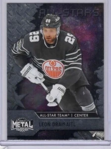 Leon Draisaitl 20-21 Skybox NHL Metal Universe All-Stars #163 Edmonton Oilers - Imagen 1 de 1