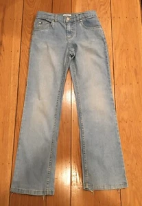 Circo Denim Girl's Light Blue Wash Jeans Boot Cut - Size 10 - Picture 1 of 6