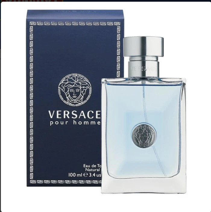 Versace Pour Homme Eau de Toilette Colonge Perfume Spray 3.4fl Oz/100ml For Men - image 1 of 1
