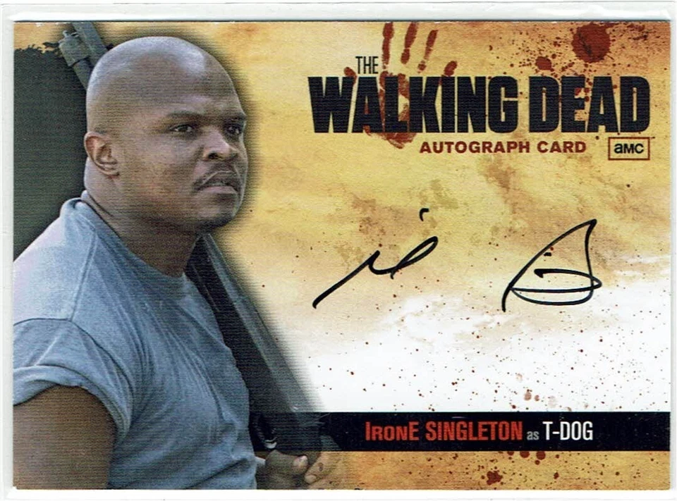 The Walking Dead TWD Season 1 Auto Autograph A15 IronE Singleton as T-Dog - Image 1 of 1