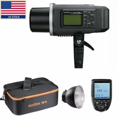 US Godox AD600BM 600W 1/8000s Studio Flash Light+XproII-N Trigger+CB-09 Fr Nikon - Image 1 of 4