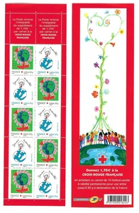 Nuevo cuaderno de sellos Francia 2006 N°BC3991 - Cruz Roja - Dibuja tu deseo - Imagen 1 de 3