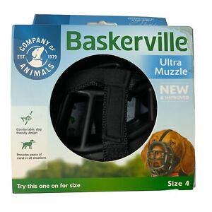 Company Of Animals Baskerville Ultra Muzzle Size 4 Safe & Comfortable