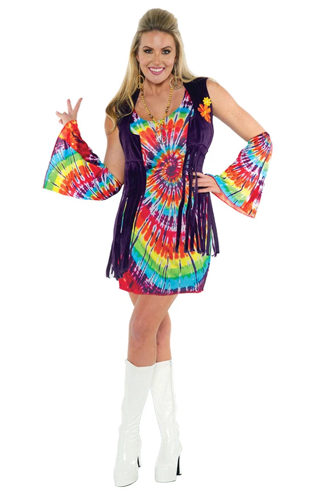 Disfraz de Hippie Revolución Años 70 Adulto Foto 1 de 1