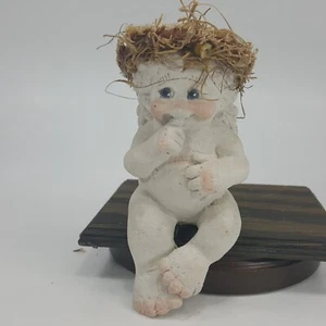 Cast Art Dreamsides Cherubs Kristin Angel nice! 4.5”x2.5” Shelf Sitter WLHJK - Picture 1 of 10