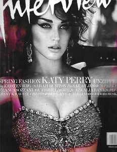 Interview Magazine Katy Perry Spring Fashion Sarah Burton Guerilla Girls 2012 - Picture 1 of 12