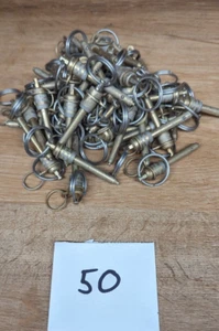 (50) 1/4 X 1.2 Grip Push Pull Quick Release Ball Lock Pin 1/4 x 1-316 - Picture 1 of 18