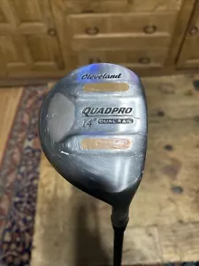 CLEVELAND QUADPRO DUAL RAIL 14* DEGREE Graftech Lite RH STIFF Golf Club GT 75W - Picture 1 of 10