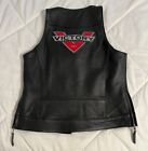 Victory Womens Leather Boarderland Vest-Size Medium