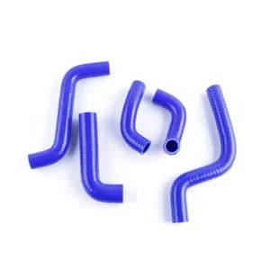 FIT 1989-1997 KAWASAKI NINJA ZX600 ZX-6R SILICONE RADIATOR HOSE KIT BLUE - Picture 1 of 9