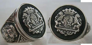Bremen Wappen Ring Silber 925 - Bild 1 von 3