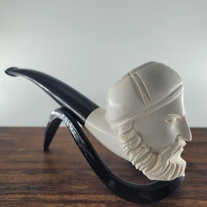 Sultan meerschaum pipe handcarved block meerschaum by CPW Pipe NO BOX #10 - Picture 1 of 9