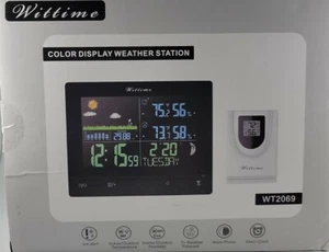 Wittime WT2069 Wireless Weather Station, Indoor Outdoor Thermometer - Picture 1 of 1