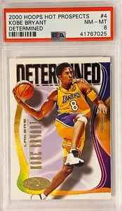Aros de la NBA Hot Prospects 2000 determinado Kobe Bryant #4 LA LAKERS HOF grado PSA 8 - Imagen 1 de 2