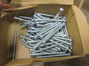100 NOS Vintage Pheoll 8-32 x 2-1/4" Stahl Rundkopf Schlitz Maschinenschrauben USA - Bild 1 von 4