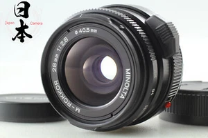 【 MINT w/ Caps】 Minolta M-Rokkor 28mm f/2.8 Lens for CL CLE Leica M From JAPAN - Picture 1 of 14