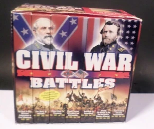 Civil War Battles Box Set of 7 VHS Tapes 1820-1865 US History Documentary - Picture 1 of 3