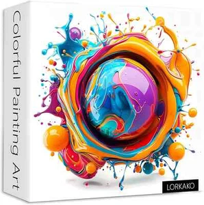 Lorkako Colorful Painting Art Puzzle - 1000 Pieces | Suitable for Framing! - Picture 1 of 9