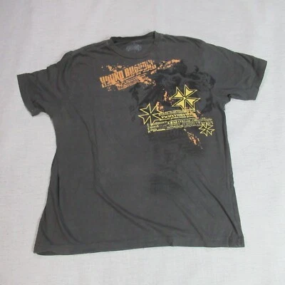 Peace Revolution T-Shirt Mens Size 2XL Gray Graphic Short Sleeve Wartime Logo - Image 1 of 4