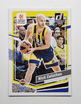 2023-24 Donruss EuroLeague #74 Nick Calathes - Image 1 of 2