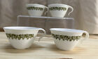 Lot Of 4 Vintage Corelle Spring Blossom Crazy Daisy - Hook Handle Coffee/Tea Cup