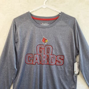 Champion Men's Shirt Sz M Cardinals Baseball Go Cards Red Bird Performance NWT - Picture 1 of 13