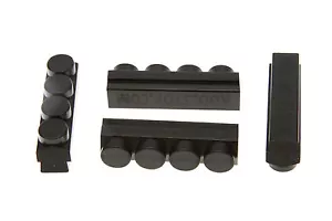 4 PASTIGLIE SCARPE FRENO RICAMBIO MAFAC NERO QUALITÀ PRODUTTORE DI APPARECCHIATURE ORIGINALI KS-MRB KOOL STOP NUOVE - Foto 1 di 1