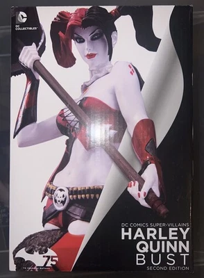 Harley Quinn Busto DC Comics Coleccionables Super-Villanos 1ª Edición Jim Lee Nuevo Foto 1 de 4