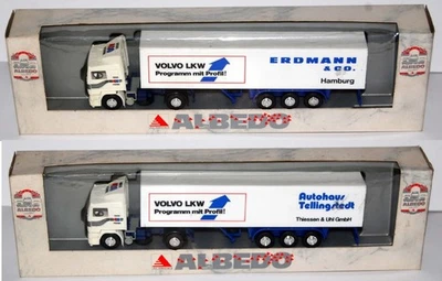 CAMION 1/87–ALBEDO 870+871-VOLVO 400-SERIE CONCESSIONARI: ERDMANN+TELLINGSTEDT - Immagine 1 di 4