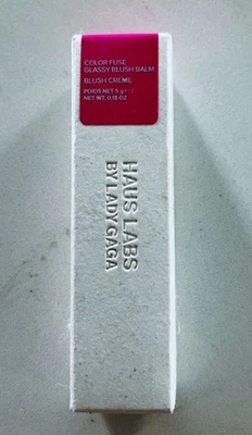 HAUS LABS BY LADY GAGA Color Fuse Glassy Blush Balm FULL SIZE -Glassy Pitaya NIB - Image 1 of 2
