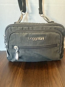 Bolso Bandolera Baggallini Triple Cremallera Lavable a Máquina Verde Oliva - Imagen 1 de 13