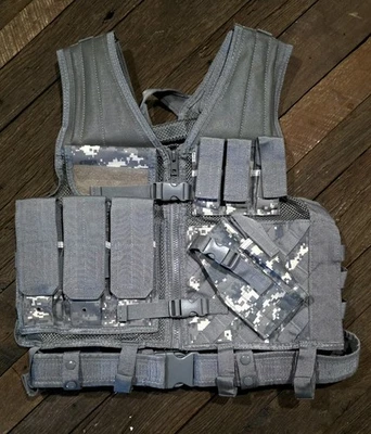 NcStar VISM Crossdraw Tactical Vest  Urban Gray Digital Camo. - Image 1 of 2