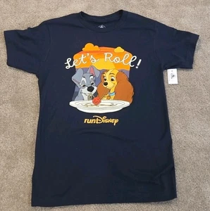 Neu mit Etikett!! Disney Parks 2025 RunDisney Wine & Dine 13,1 Half Let’s Roll Blau|Medium - Bild 1 von 2