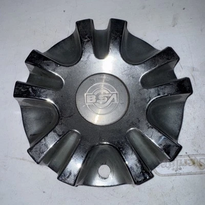 Tapa central rueda BSA MOTORSPORTS CROMADA PERSONALIZADA #302 De colección Foto 1 de 4