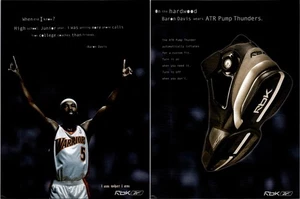 2006 • Anuncio impreso Pump Thunders Baron Davis Reebok • Y2K 2000s ADS-67 - Imagen 1 de 2