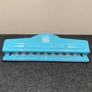 The Happy Planner 9 Hole Paper Punch Create 365 Turquoise Color - Picture 1 of 8