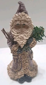 Vtg Belsnickel Linda Baldwin Old World Santa Claus 4.5" Figurine Tree W/ Nickel - Picture 1 of 5
