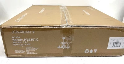 Jonathan JYL6301C Eldora 26 in. Adjustable Resin Antler 4Light Silver Chandelier - Image 1 of 2